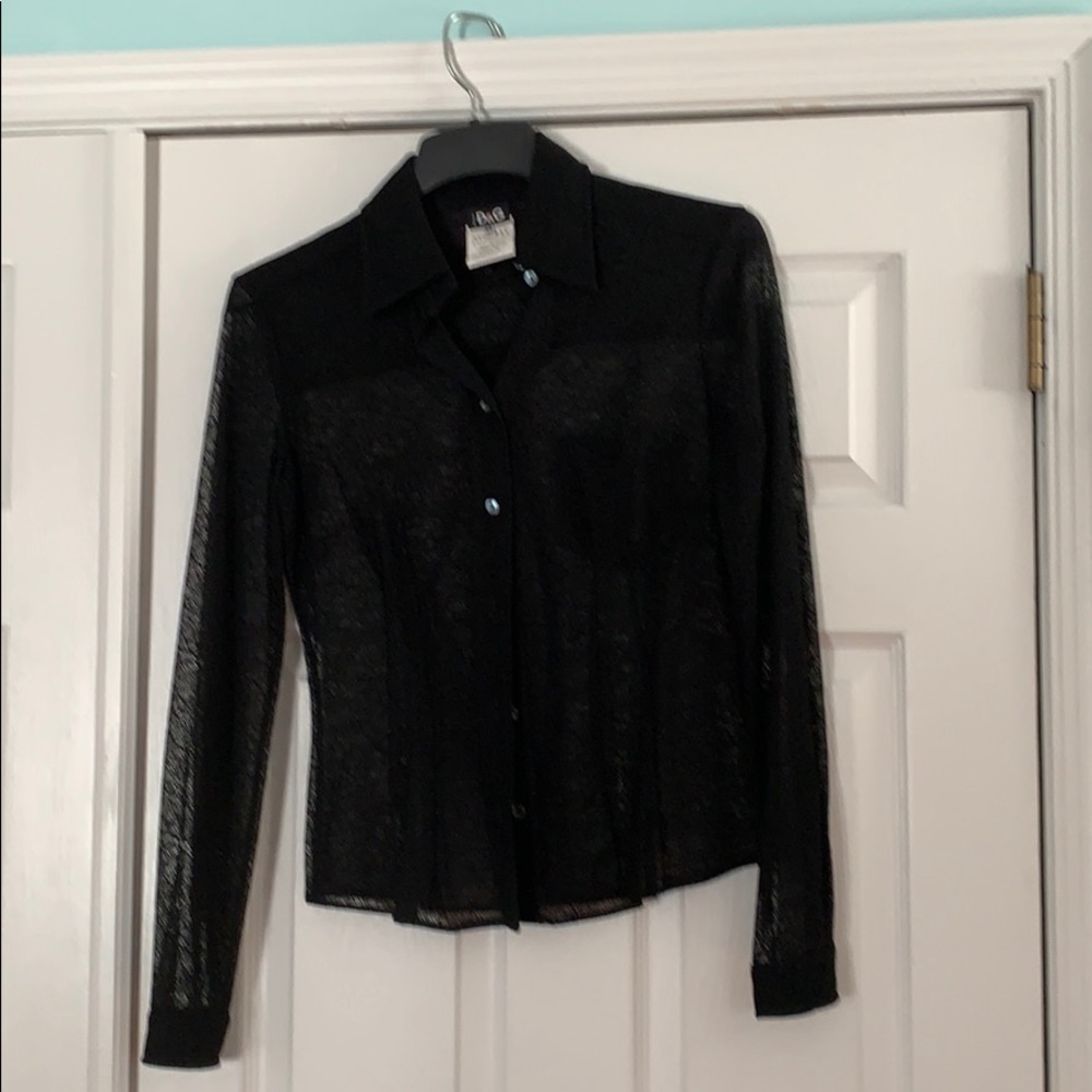 Sheer lace DG top